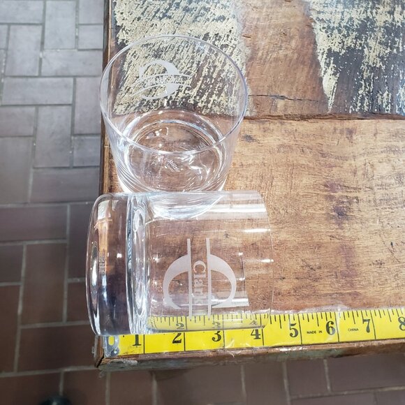 Stolzle Lausitz Bourbon Whisky Decanter And 4 Glasses Set Etched CLARK Monogram - Picture 6 of 9